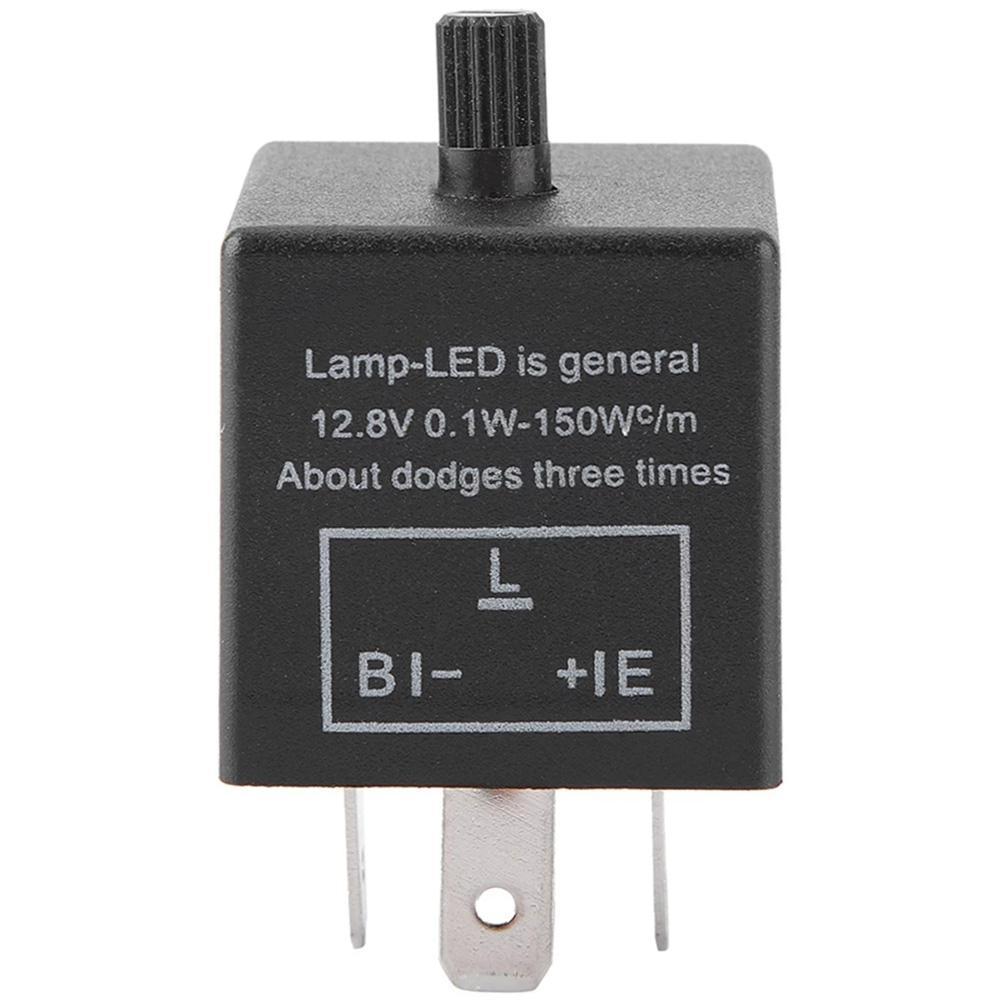 Elektronisk led justerbart blinkrelæ til blinklys blink  cf14 jl-02 to cf 14k motorcykel led blinkrelæ