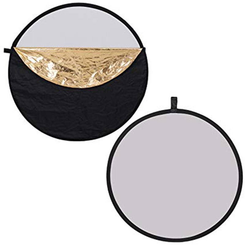 43'' 110cm 5 in 1 Portable Collapsible Light Round Photography Reflector for Studio