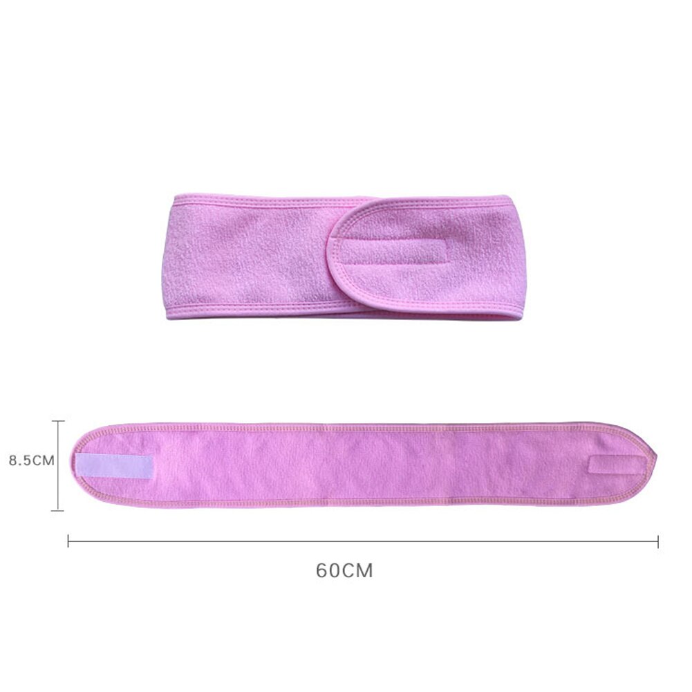 Girl Headband Wide Hair Band Accessory Sports Non-Slip Elastic Adjustable Velcro Tight Sweat-Absorbent Belt Yoga