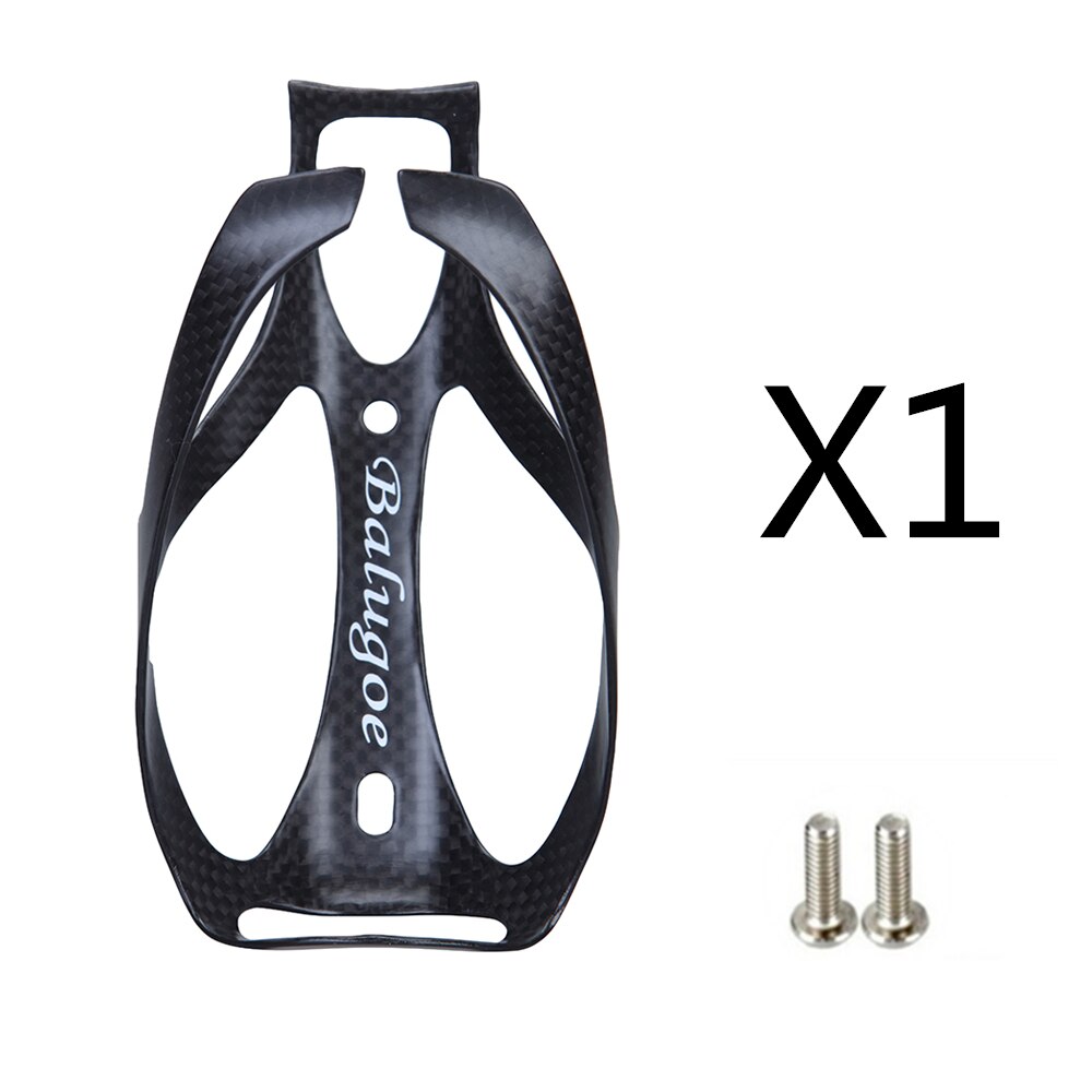 Fiets Houder Full 3K Carbon Fiber Super Licht Road/Mountainbike Fietsen Waterflessen Kooi Houder Matte 19G Xxx: WHITE