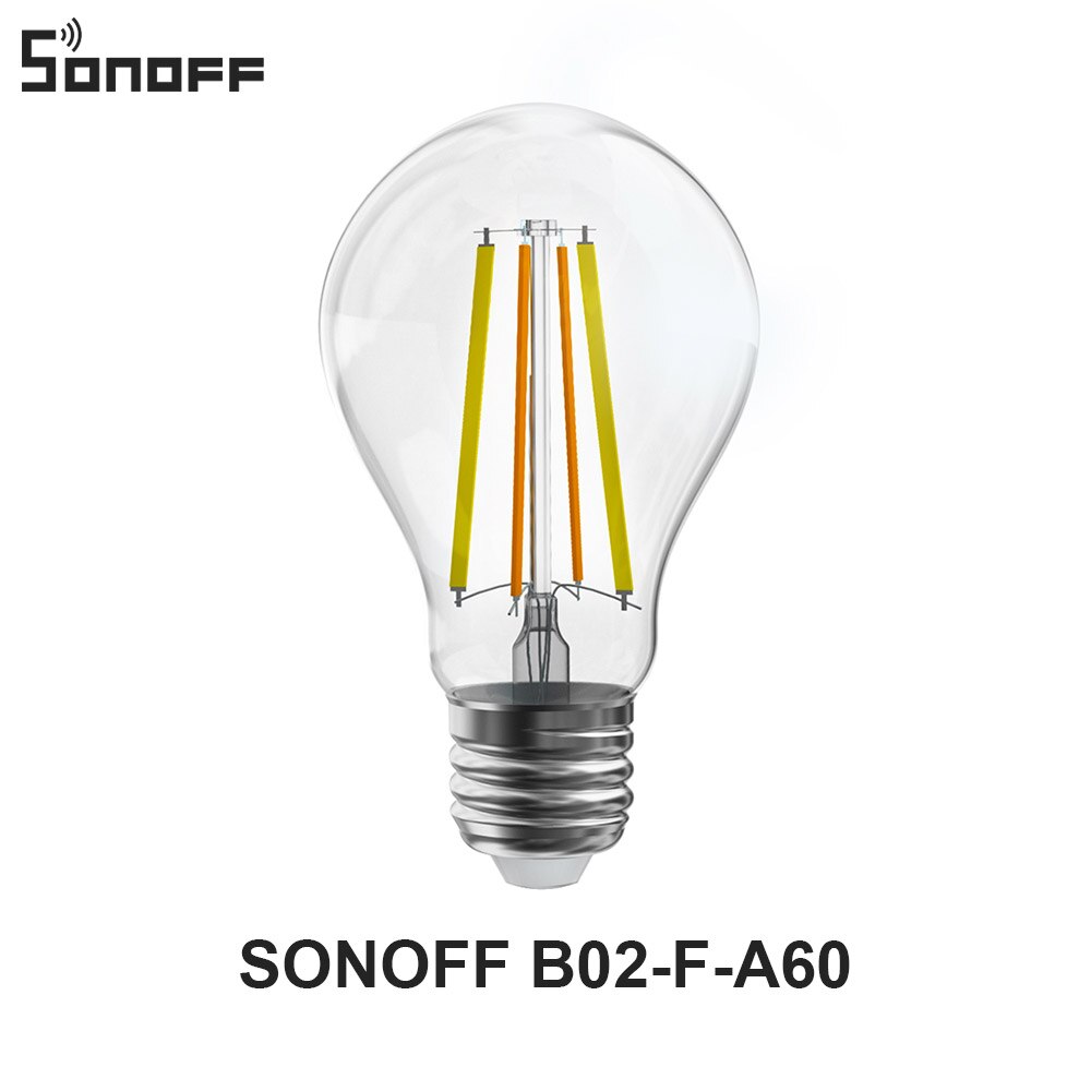 SONOFF B02-F Smart Wi-Fi Filament Led-lampe Vintage Stil Energiesparende Licht Dimmbare Voice Control über Alexa Google Hause: 1PCS B02-F-A60