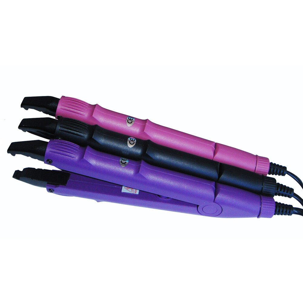 Flad plade fusion hair extension keratin bonding værktøj varmejern hair connector hair extension iron