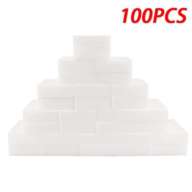 20/50/100pcs Melamine Kitchen Sponge Cleaning Miracle Sponge Kitchen Items Cleaner Kitchen Tools Sponge Household Items: 100pcs