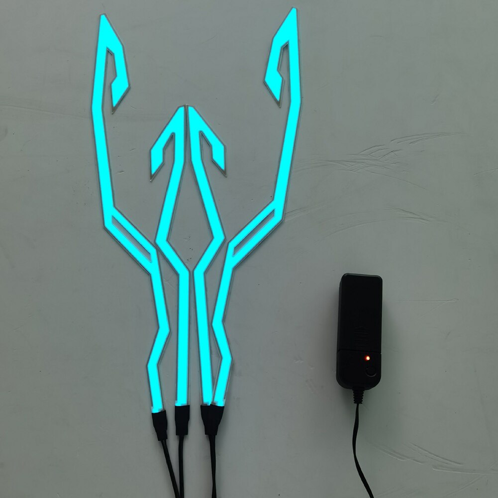 Signal Blinkt Warnung LED Streifen Motorrad Helm Licht Styling Aufkleber leuchtend Bar Universal- Wasserdichte dauerhaft Nacht Reiten