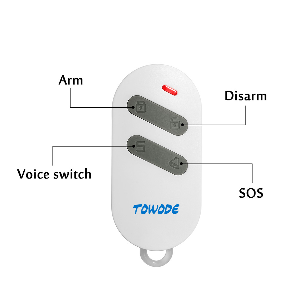 KERUI – télécommande sans fil pour système d'alarme domestique D2, W20, G18, G183, WP7, K52, activation et désactivation