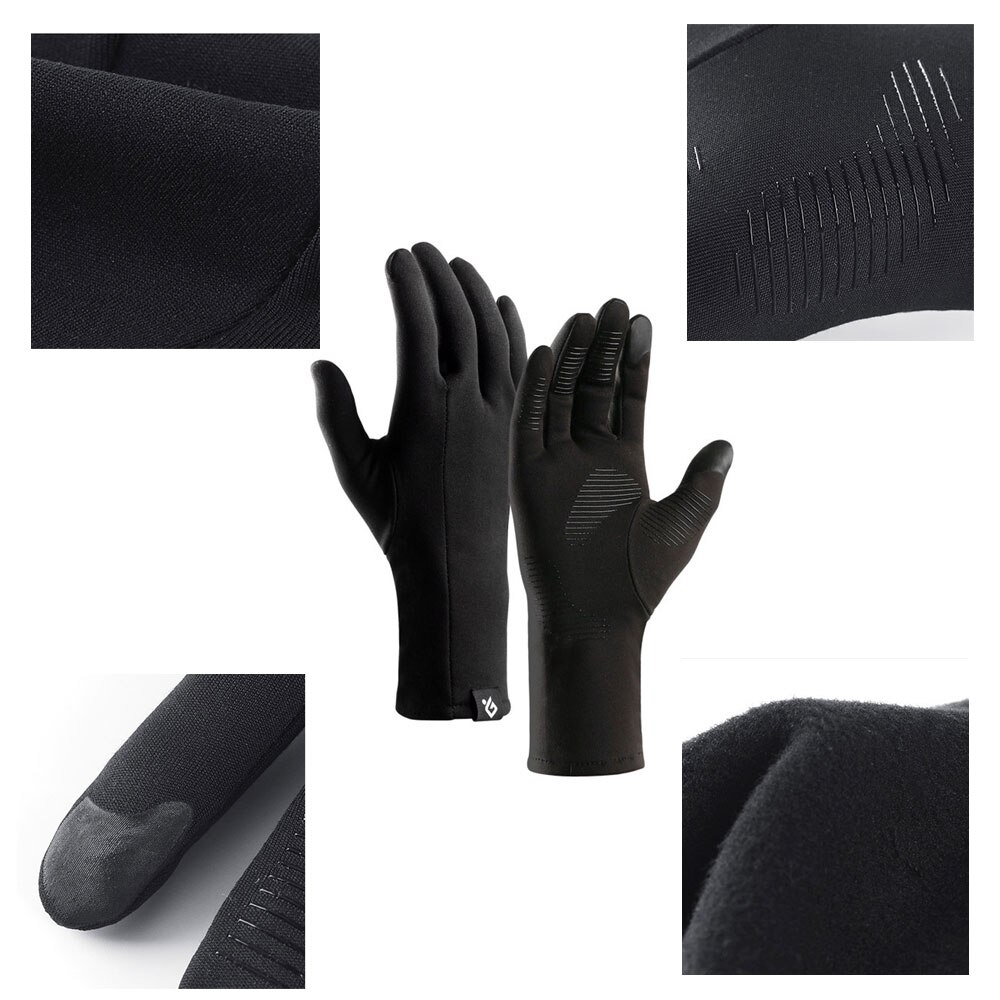 L.Mirror 1 Pair Winter Men & Women Touch Screen Gloves, Anti-slip Couple Lightweight Warm Winter Gloves