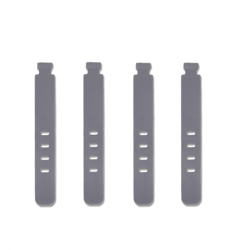 20pcs Cable Organizer Winder Earphone Clip Charger Cord Organizer Management Silicone Wire Holder Cord Fixer Holder Cable Belt: Clear