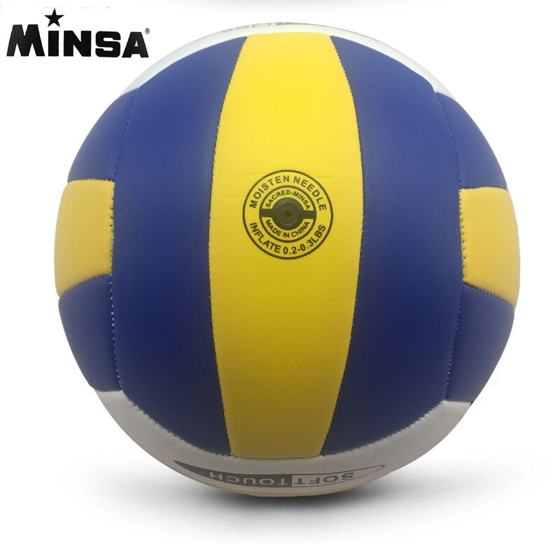 MINSA Retail MVB-001 Soft Touch Volleybal bal,, size5 Volleybal Gratis Met Net Bag + Naald