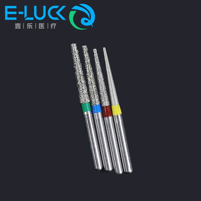 50 Stuks Dental Diamantboor Boor Hoge Snelheid Boren Tf Serie Voor Tanden Polijsten 1.6Mm