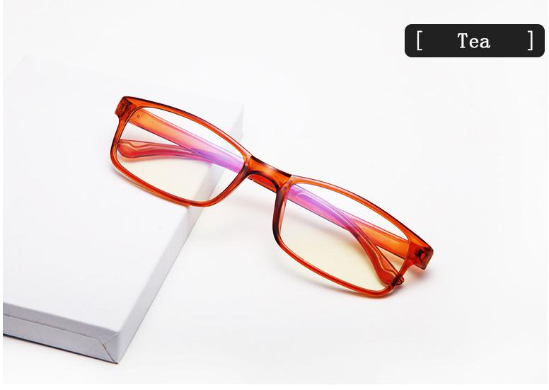 Square Women's Blue light blocking Glasses Black Men's Computer Gaming Eyeglasses Anti Radiation Vision protection R5: 3