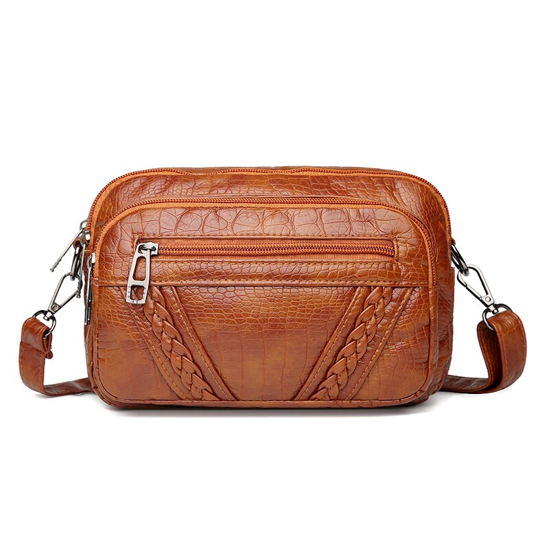 Women Shoulder Bags for Women Crossbody Bags for Girl Female Small Waist Bag PU Leather Chest Bag Waist Packets: Brown