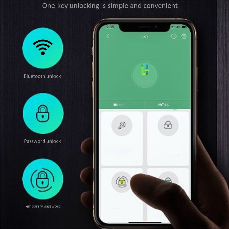 Cerradura de aplicación Bluetooth con bloqueo en U, cerradura de Bicicleta inteligente antirrobo resistente al agua IP65, cerradura de motocicleta para cerradura de puerta de vidrio de oficina