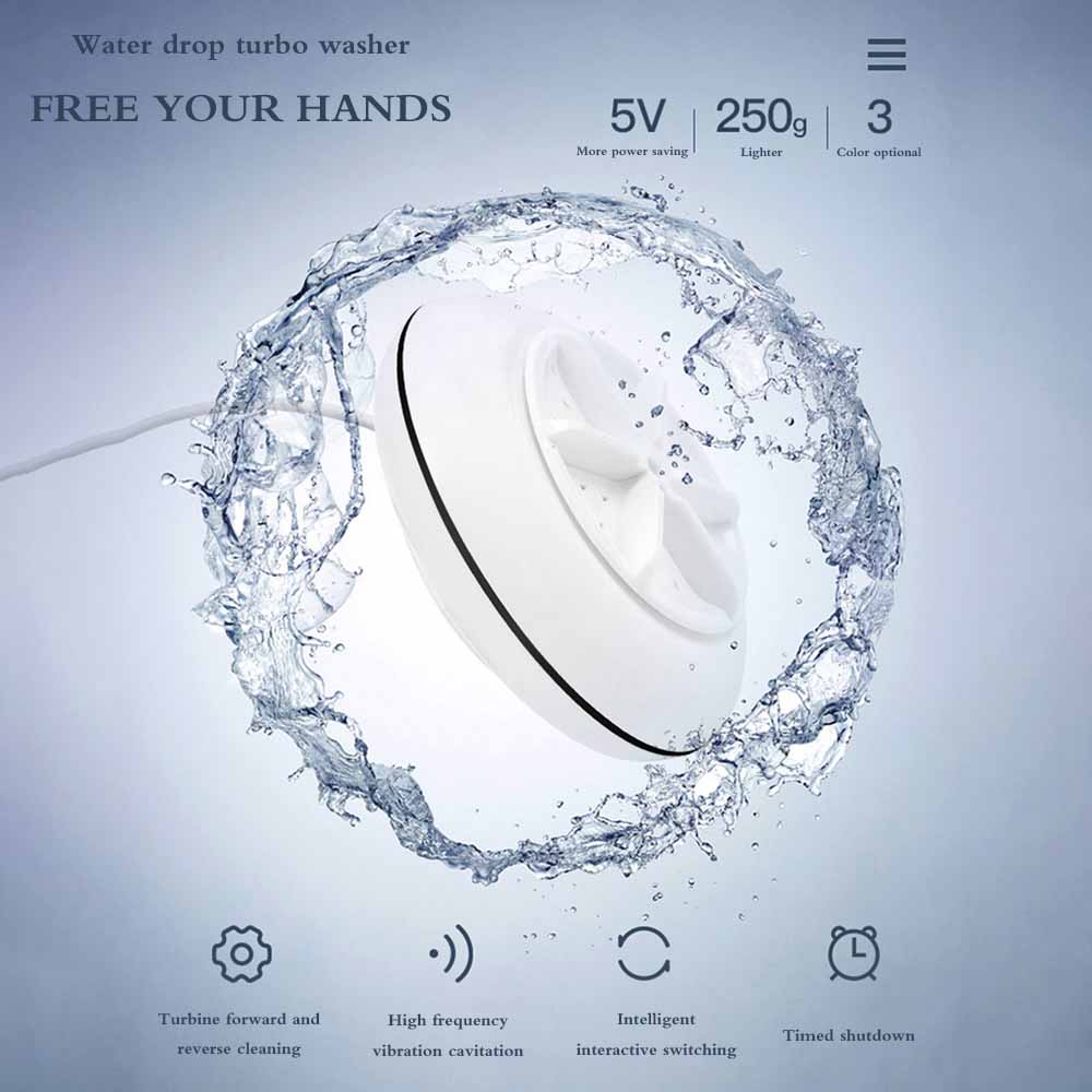 Przenośna mini pralka ultradźwiękowa turbina pralka składany kształt wiadra ubrania robić prania podkładka robić podróży w domu