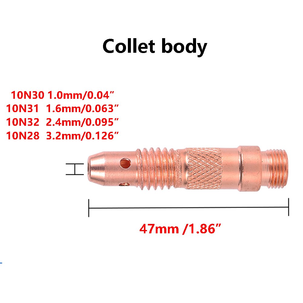 9Pcs Argon Tig Lastoorts Verbruiksartikelen Argon Arc Accessoires Tig Kits Voor Sr Wp 17 18 26
