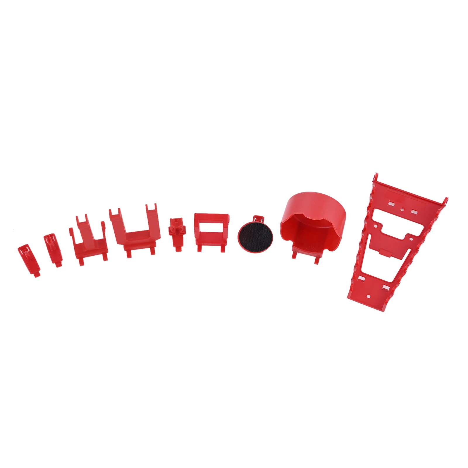 Ganchos para tablero perforado ABS, piezas de herramientas montadas en la pared, caja de almacenamiento, estante, placa, componentes, herramienta, tablero colgante, gancho de garaje, 10/5/2/1 ud.