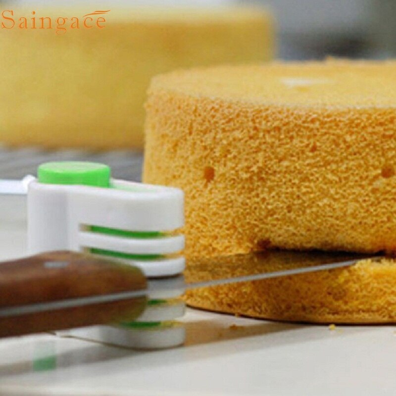 Useful DIY Kitchen Tool Cake Bread Leveler 5 Layer Slicer Cutting Fixator