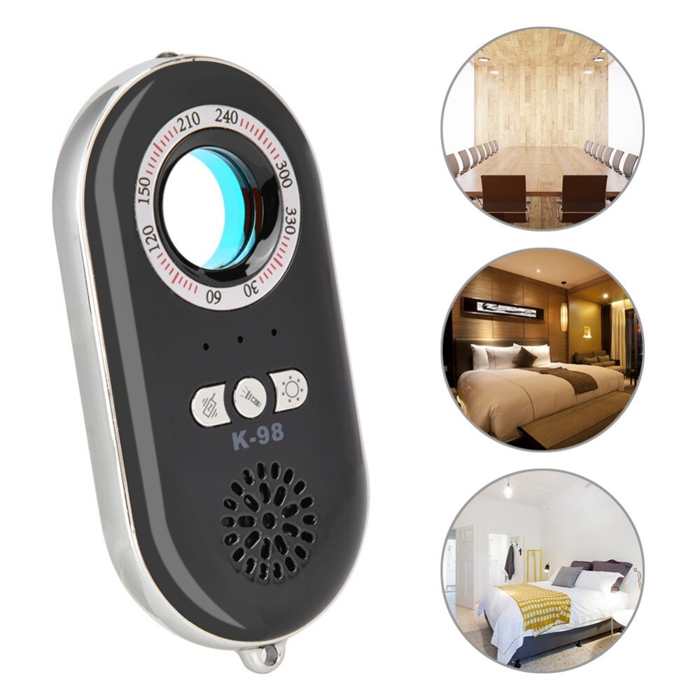 Multifunction Signal Detector Anti Candid Signal Tracker LED Alarm Vibration Detection Function