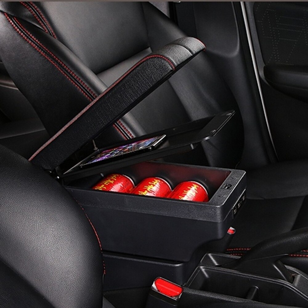 Voor Hyundai I30 Armsteun Doos Centrale Winkel Inhoud Opslag Armsteun Doos Met Usb