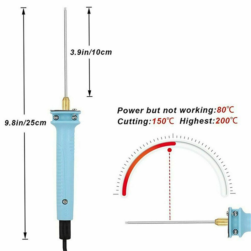 Tragbare Styropor Schneiden edelstahl Schaum Cutter 30W 10CM Elektrische Schaum Polystyrol Schneiden Maschine Stift Mit Adapter