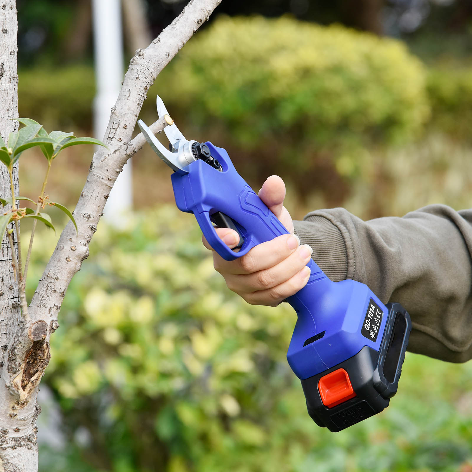 Podadora inalámbrica, tijeras de podar eléctricas, cortador de árboles, bonsái, herramienta eléctrica de jardín con batería de litio