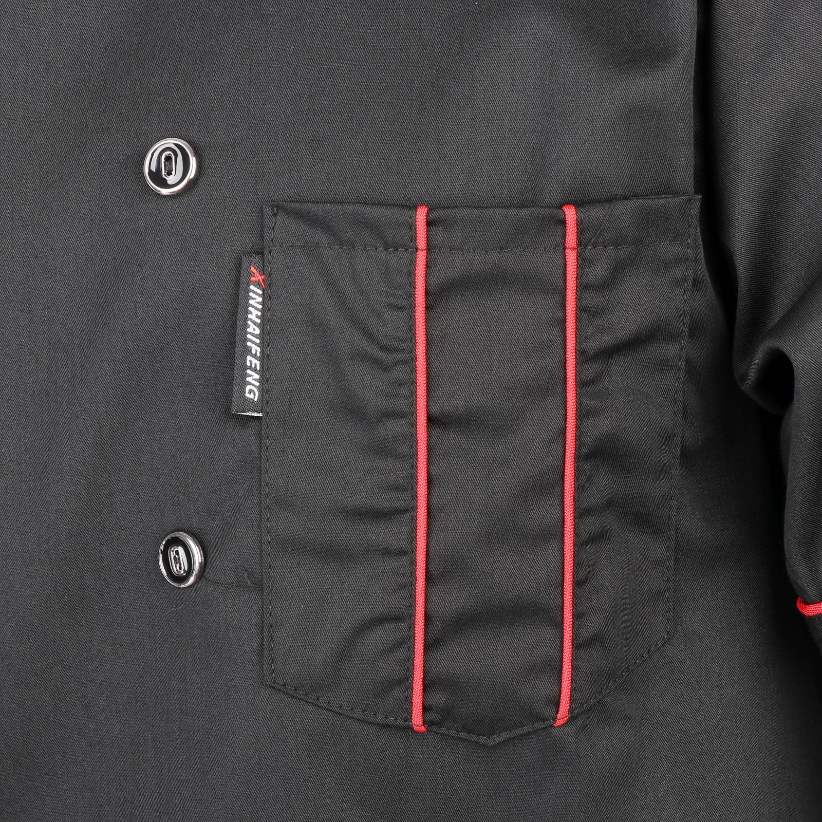 Hotel Kitchen Chef Uniform Short Sleeve Shirt Jacket Waiter Uniform Clothes