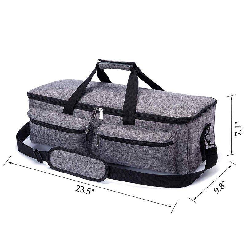 Carrying Bag Compatible with Cricut Explore Air 2, Storage Tote Bag Compatible with Silhouette Cameo 3 and Supplies Purple