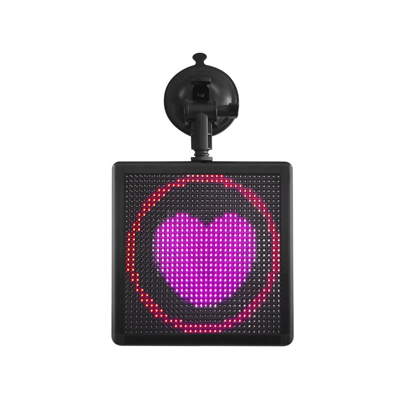 Bluetooth APP Control Car Emoticon Screen 32*32 dots Square LED Car Rear Window Display Digital Funny DIY GIF graffiti led board