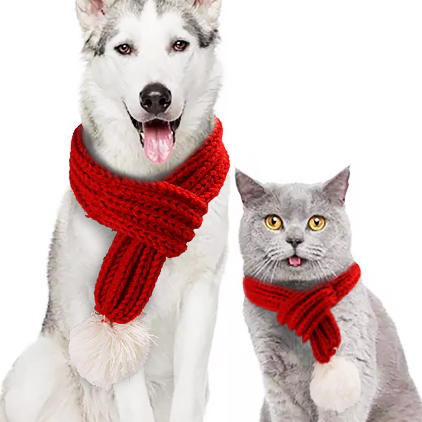 Husdjur katt hund jul halsduk dekoration katt halsduk hund litet djur halsduk god jul dekorationer