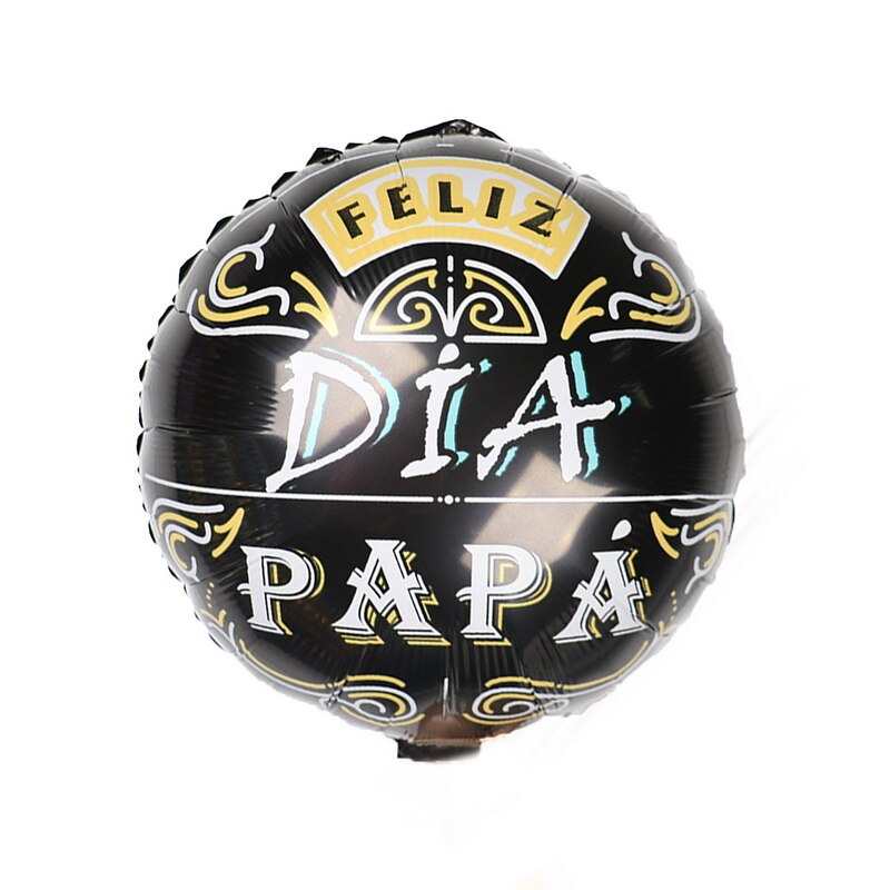 Ballons à hélium pour fête des pères, 18 pouces, espagnol, à feuille, décoration de fête: 19