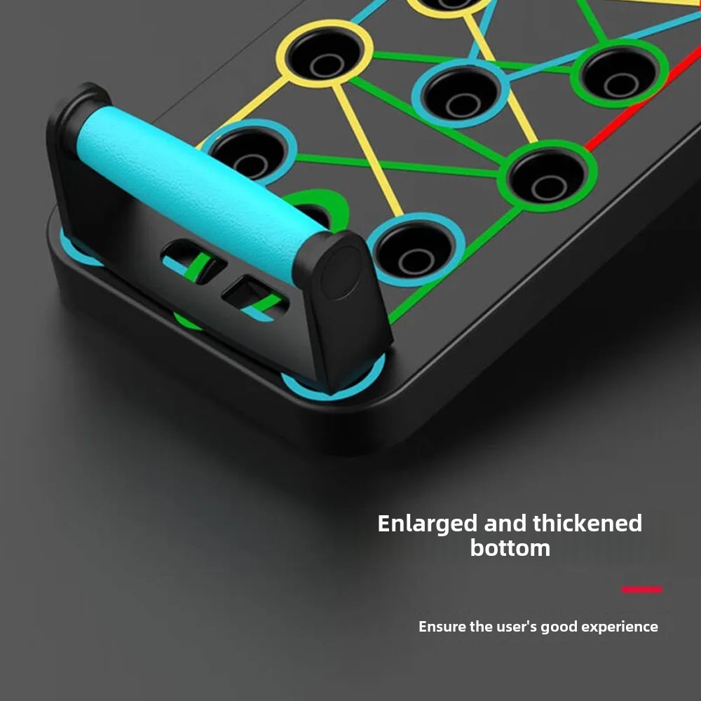 Foldable Fitness Board Home Gym Chest Muscle Exercise Auxiliary Training Stand Multi-Functional Push-Up Trainer