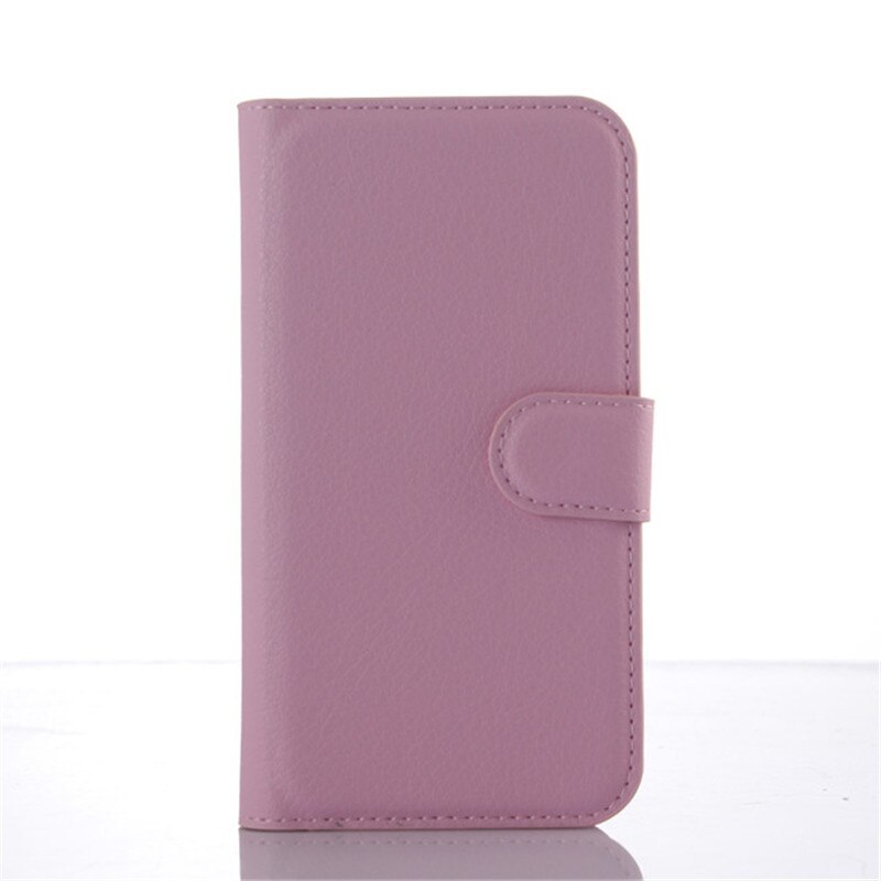 For Huawei SCL-L21 Case Wallet PU Leather Back Cover Phone Case For Huawei Y6 SCL-L21 / Huawei Y6 Lte Case Flip Protective Bag: Pink