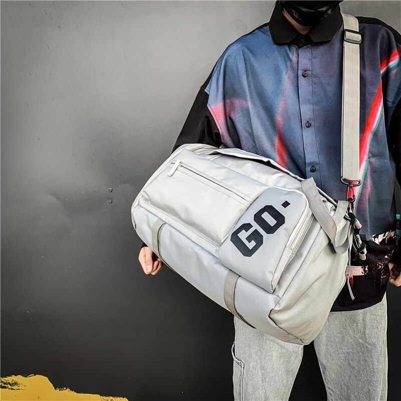 Large Capacity Sports Gym Bag Multifunction Fitness Bag Travel Bag Outdoor Basketball Swimming Gym Duffel Bag Women Men -40