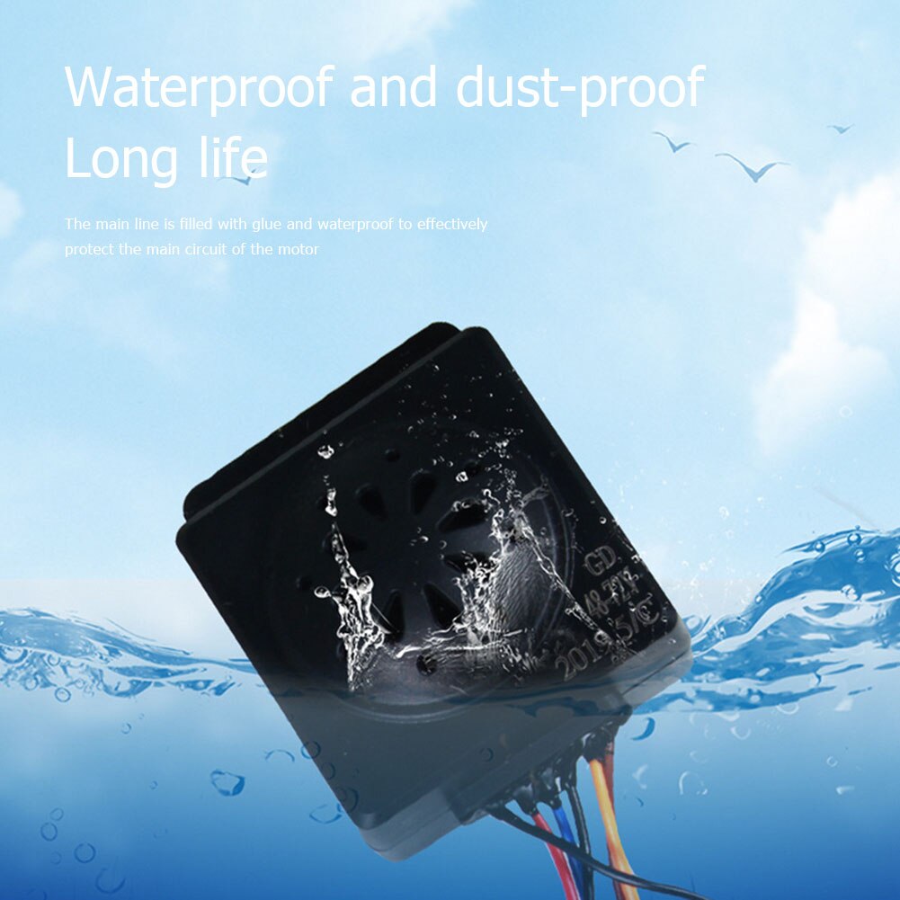 36-72V Waterproof Electric Scooter Moped Alarm Security System with Dual Remote Control 110dB Moped Anti-theft Alarm