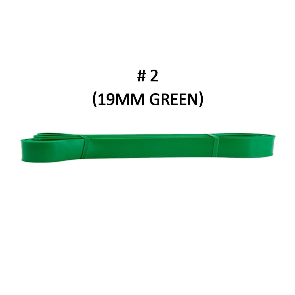 Bracelet élastique de Tension en Latex | Cordon de traction Portable, corde de Fitness, bras extensibles pratiques amovibles, bandes de résistance: 19mm green