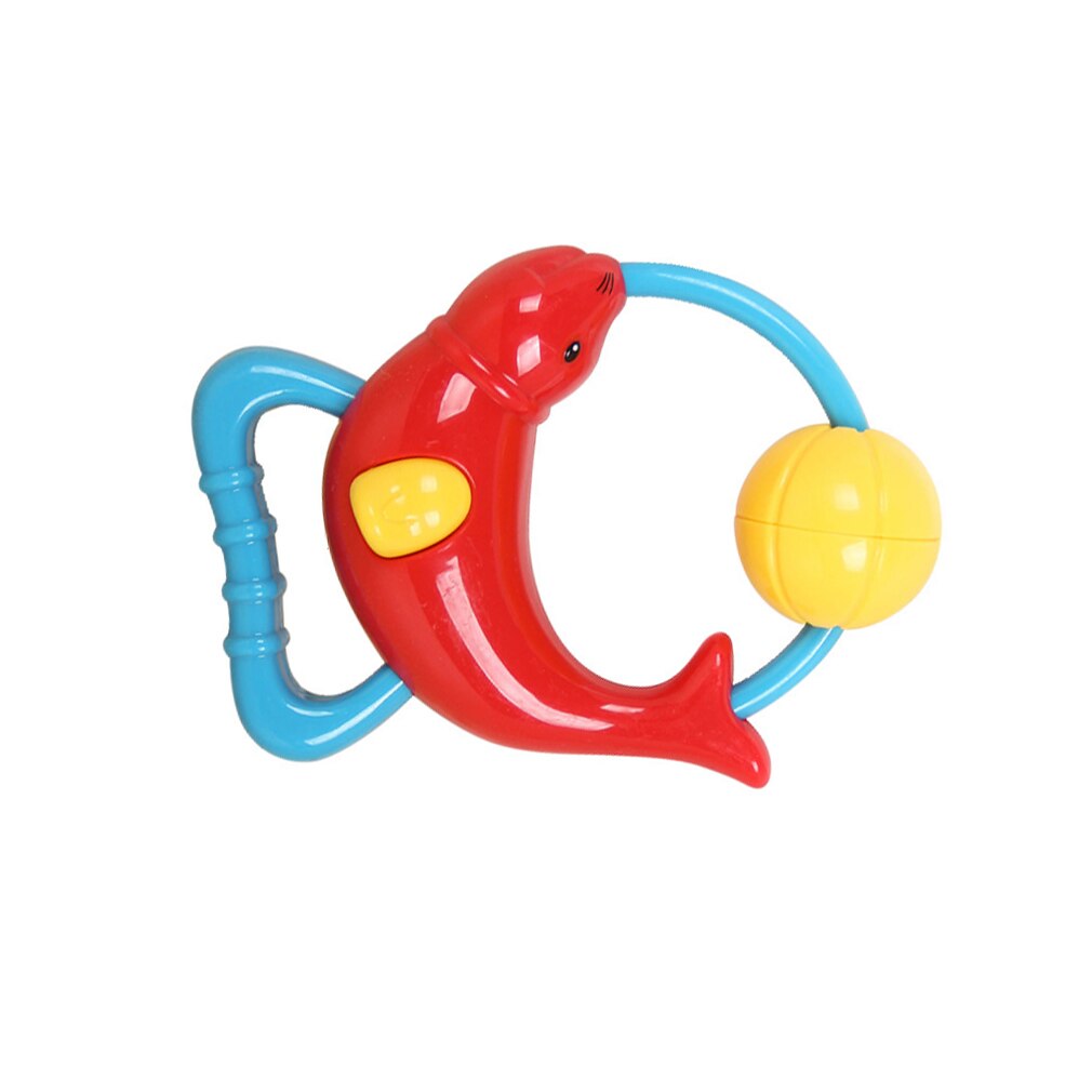 Mooie Dolfijnen Hand Rammelaar Bel Baby Intelligentie Ontwikkeling Verjaardagscadeautjes Play Games Funny Kinderwagen Wieg Mobiele Speelgoed