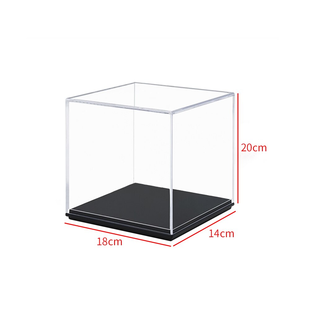 Acrylic Action Figures Model Transparent Display Case Toy DIY Assembling Storage Box Collectibles Cabinets Toys: 18x14x20cm
