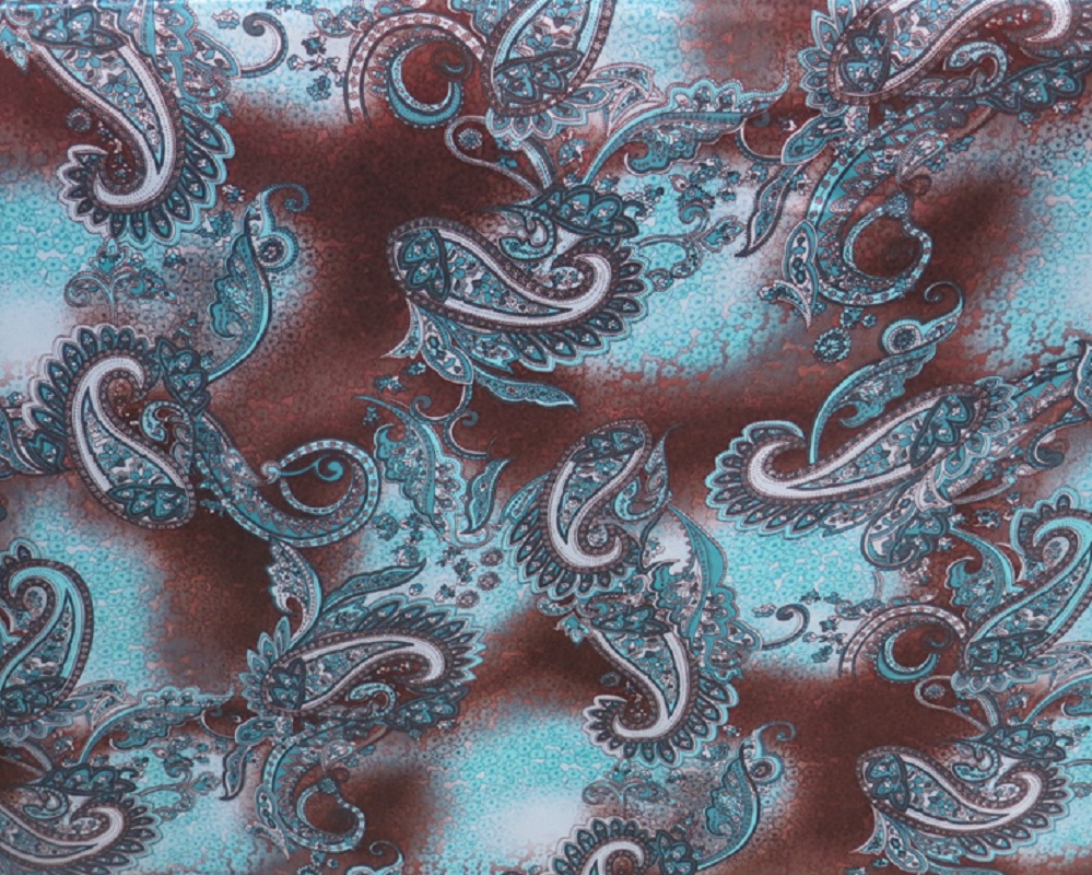 Tela satinada estampada de Cachemira africana, 100cm x 148cm, retazos, para ropa, bufandas, forro, material de tela