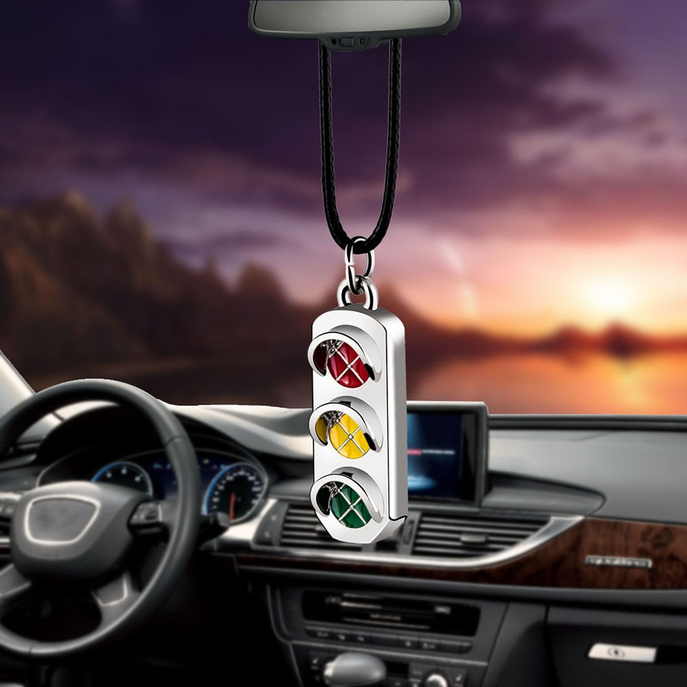 Autohanger verkeerslichten auto-ornamenten interieur achteruitkijkspiegel decoratie hangende decoratie auto-accessoires autostyling