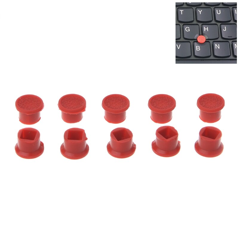 10 pièces casquettes rouges pour Lenovo IBM Thinkpad souris ordinateur portable pointeur TrackPoint capuchon jante-style casquettes X6HA