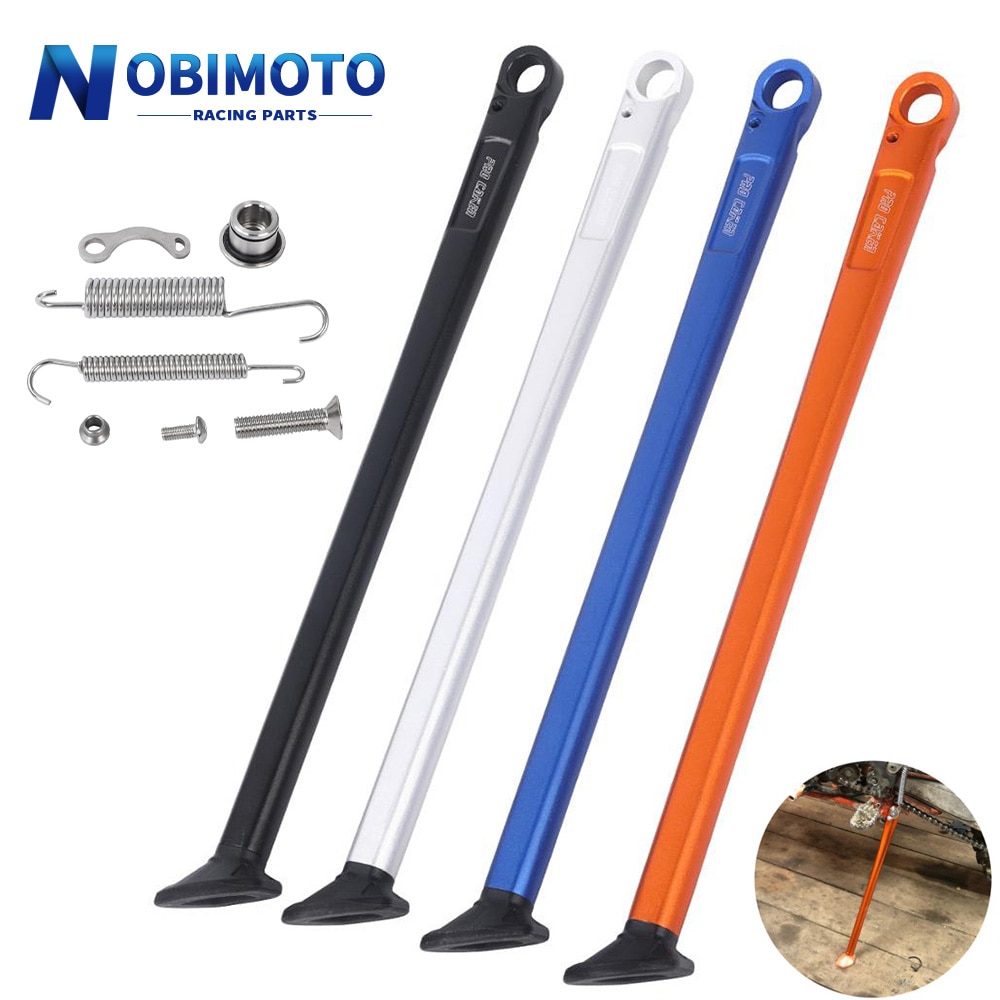 NOBIMOTO-support latéral de stationnement béquille + ressort moto CNC alliage forgé pour EXC EXC-F XC XC-F XC-W EXC-R XCF-W EXCF XCW XCR-W