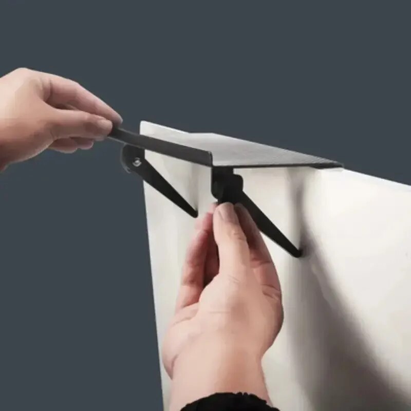 Oppbevaringsstativ for datamaskin og tv-skjerm, trådløs ruter, set-top-boksstativ, uten perforert oppbevaringsbrakett, divine tool