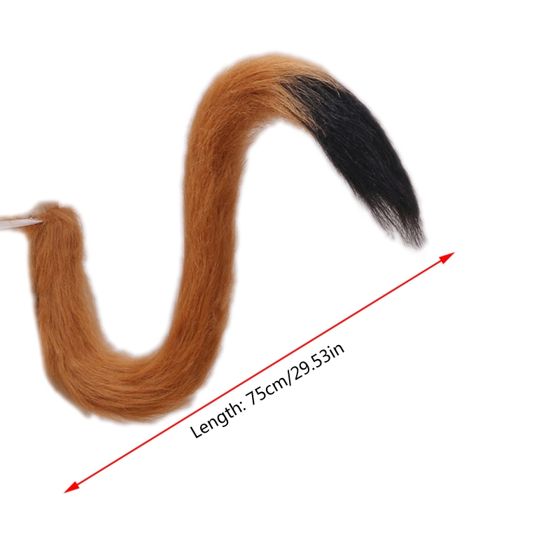 Peluche longue Flexible pour queue chat, accessoires déguisement pour adultes enfants, Cosplay