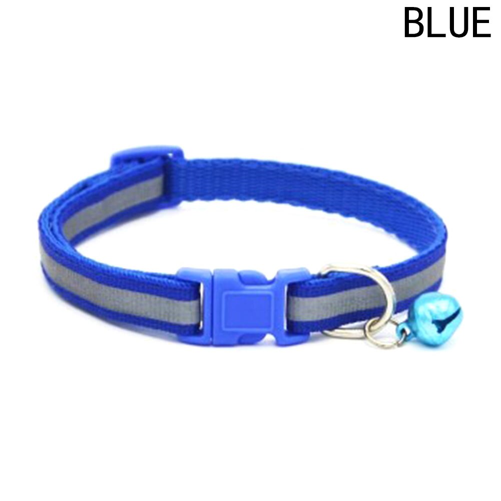 Collier pour animaux de compagnie coloré brillant | Collier de sécurité réfléchissant, avec boucle brillante, pour chiens, chats, chiot chaton, fournitures adorables: BL