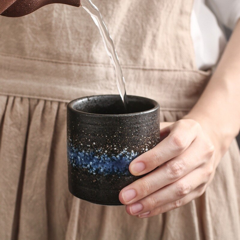 LUWU Japanese Ceramic teacup water cup handmade chinese kungfu teacup drinkware 200ml