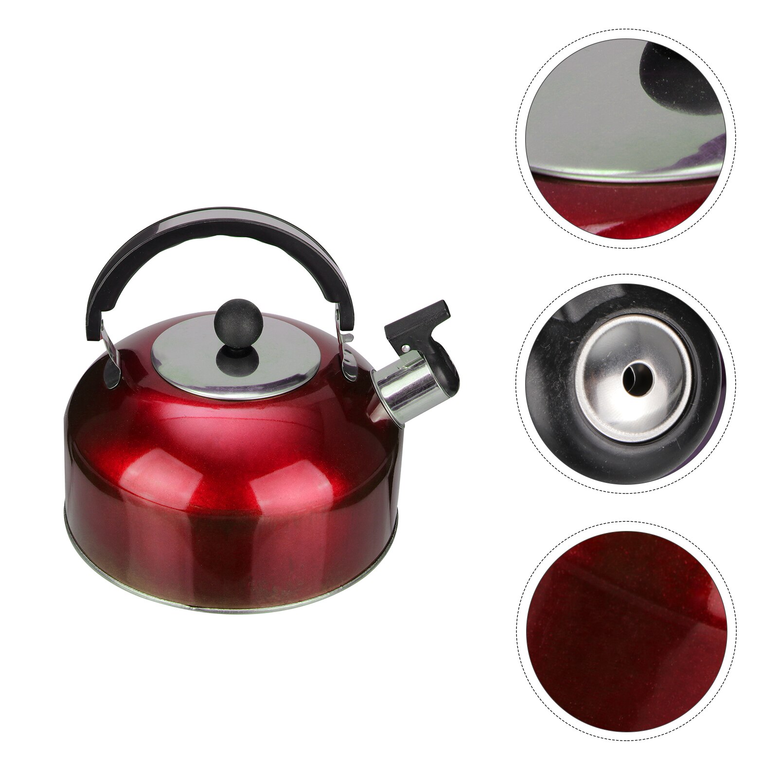 Whistling Theeketel Huishouden Keuken Waterkoker Professionele Fluitketel: Red