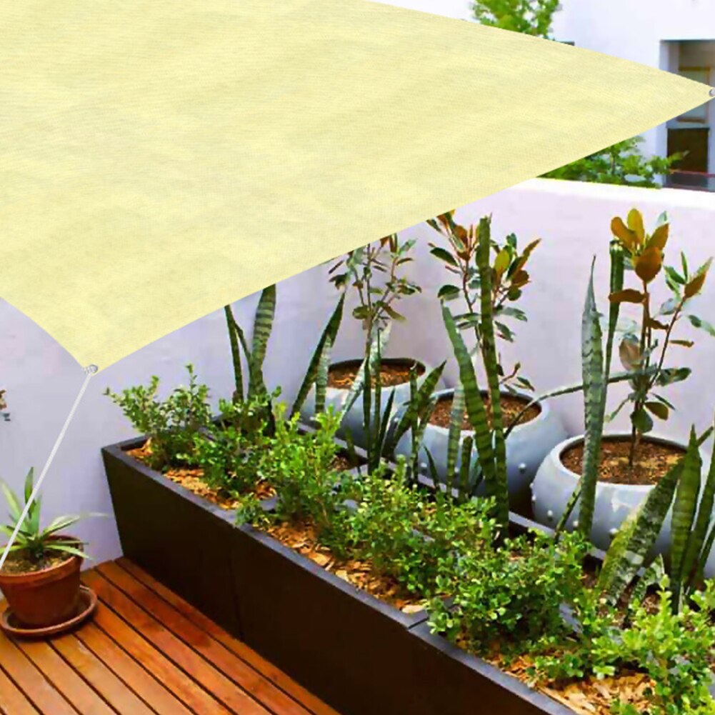 Zon Shade Sail Doek Uv Blok Stof Plant Schaduw Netto Cover Patio Luifel Zonnebrandcrème Luifel Ademend Voor Tuin Outdoor Achtertuin