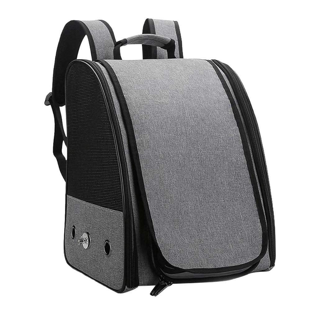 Bird Carrier Backpack Bird Travel Cage Bird Travel Carrier with Perch for Large Medium and Small Birds Crested Myna Travel Hikin: Gray