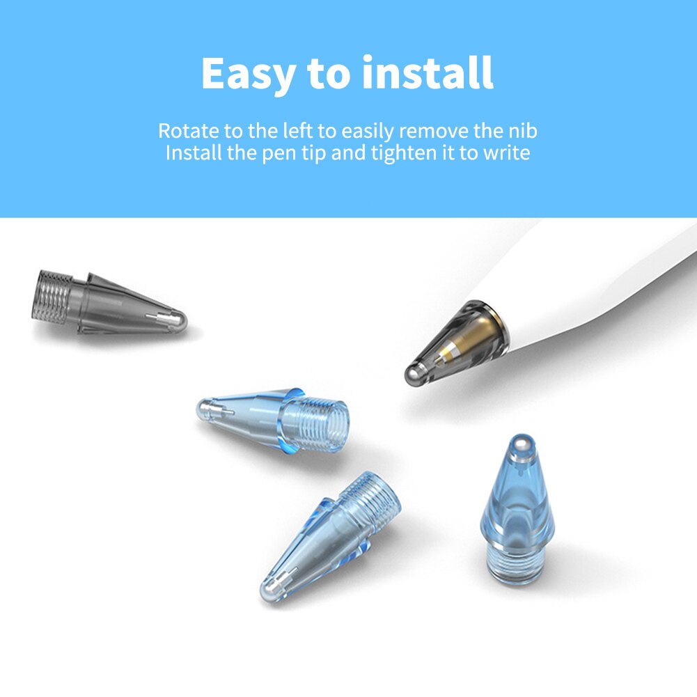 For Apple Pencil Tip Spare Nib Replacement Tip For Apple Pencil 1st 2nd Generation For Apple Pencil 2nd Stylus Pen Accessories