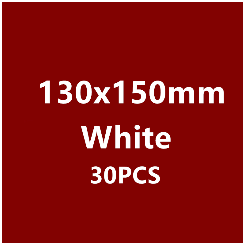 30 PCS Multiple Size White Foam Envelope Bag Mailers Padded Envelope With Bubble Mailing Packaging Bags For Business: 130x150mm 30 PCS