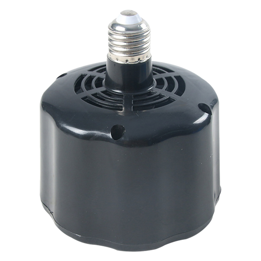 Lâmpada de aquecimento para aves, lâmpada de cultivação para frango, suprimentos para animais domésticos, controlador de temperatura, luz quente para aves: Black